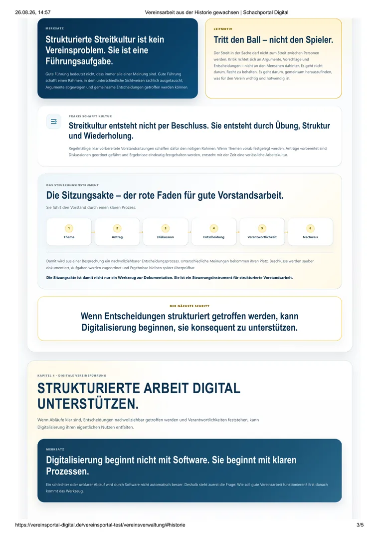 Vorschau Kapitel 3: Veränderung braucht Streitkultur